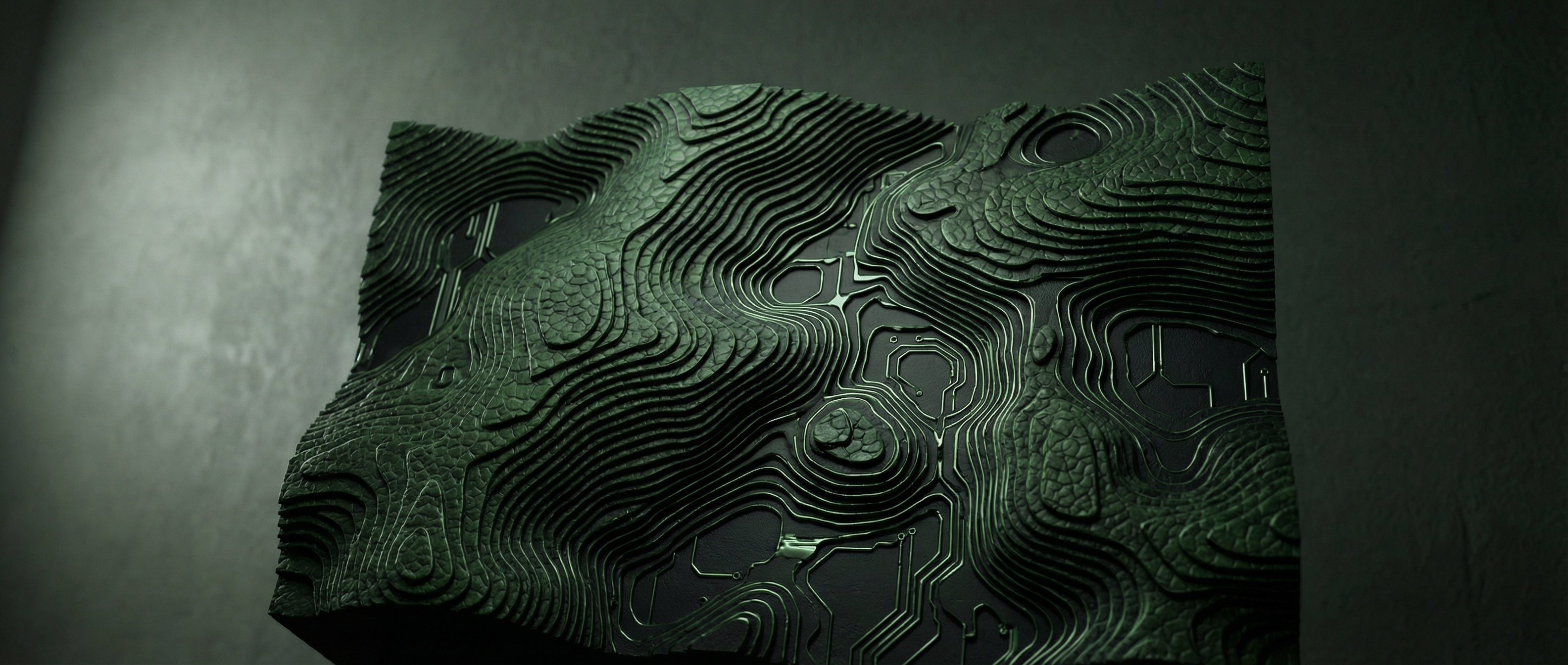 Abstract topographic pattern